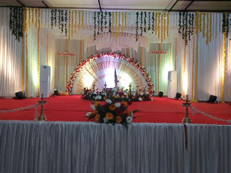 wedding stage decoration kerala - Song Corral