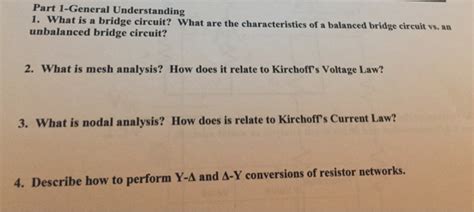 Solved What is a bridge circuit? What are the | Chegg.com