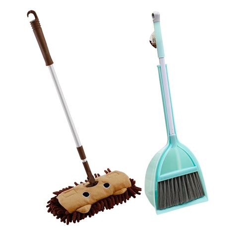 Baby Mini House Sweeping Cleaning Toy Combination - Child Mop Broom ...