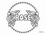 Printable Rose Coloring Pages  30 Roses Illustrations Easy Peasy And Fun sketch template