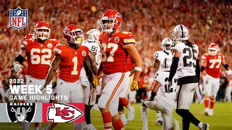 Las Vegas Raiders vs. Kansas City Chiefs | 2022 Week 5 Highlights - Win ...