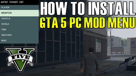 HOW TO INSTALL GTA V MOD MENU PC (MENYOO) - YouTube