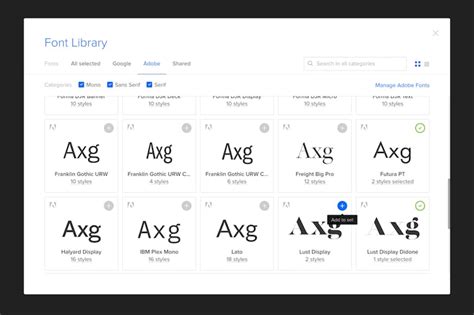 Fonts | Editor