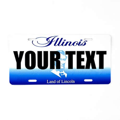 Illinois Custom License Plate by ranger275store