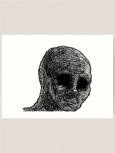 "Withered Wojak" Art Print for Sale by PyrocynicalVEVO | Redbubble