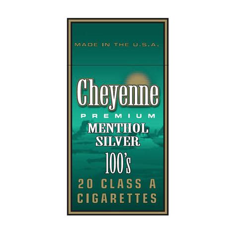 CHEYENNE CIGARETTE MENTHOL SILVER 100S – Serena Wholesale