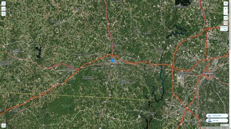 Gastonia, North Carolina Map