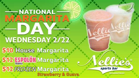 National Margarita Day - Nellie's Sports Bar