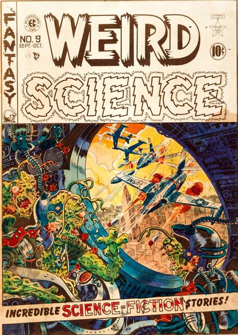 Cap'n's Comics: Weird Science #9 Cover by Wally Wood