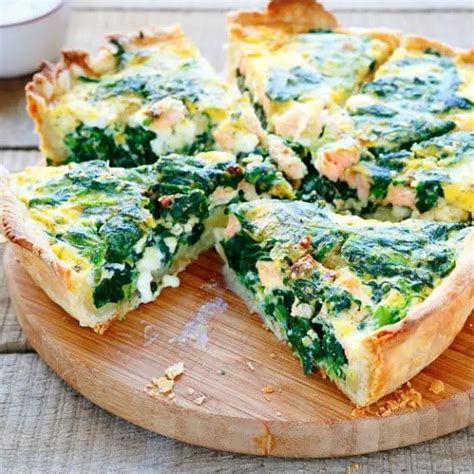 Baked Crab and Spinach Quiche Recipe – MY EDIBLE FOOD