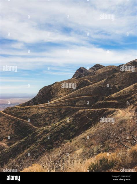 Franklin Mountains State Park hiking Photos Stock Photo - Alamy