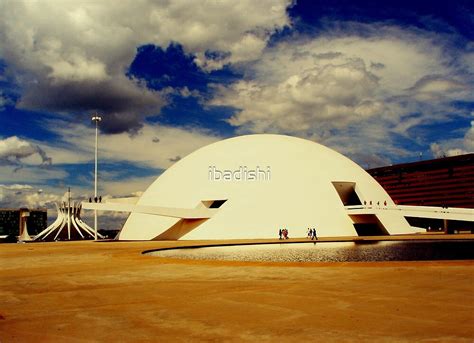 "The National Museum in Brasilia, Brazil" by ibadishi | Redbubble