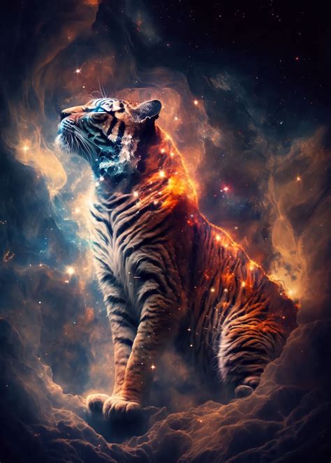 Space Tiger Wallpaper