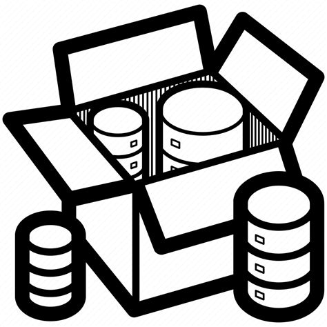 Data, repository, sources, stored, warehouse icon - Download on Iconfinder