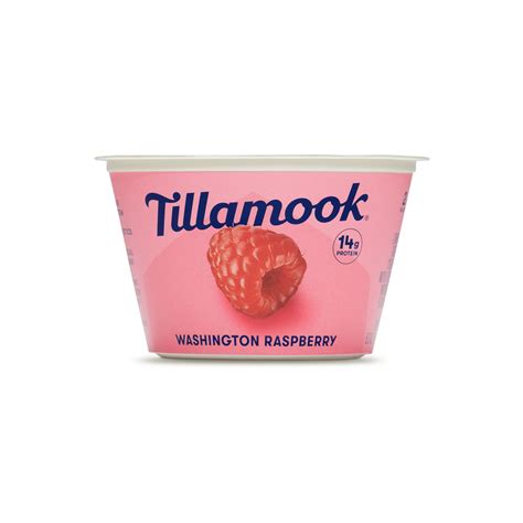 Tillamook Yogurt, Greek, Lowfat, Washington Raspberry-Hero