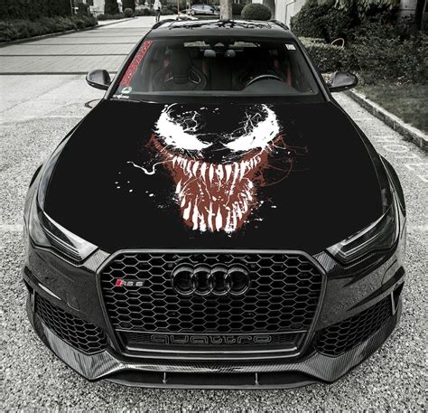 Vinyl Decal Venom Paint Car Hood Bonnet Wrap Full Color | Etsy