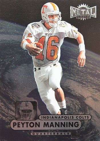 Peyton Manning Rookie Card Rankings and What's the Most Valuable