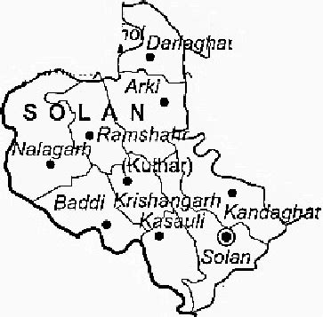 Map of Solan District | Download Scientific Diagram