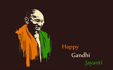 Happy Gandhi Jayanti 2 October Hd Wallpaper