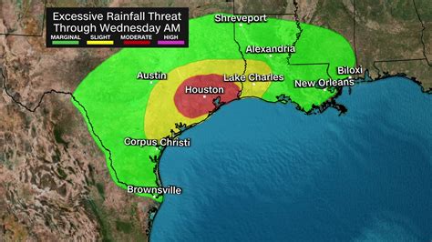 Flash flooding threatens Houston, again, as heavy rain continues in ...