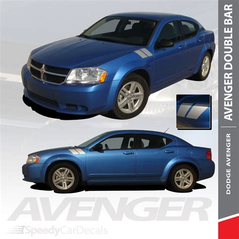 Dodge Avenger Stripe Kits by Style | Avenger Decals | Avenger Graphics ...