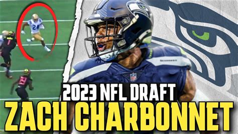 Zach Charbonnet Highlights 🚀 - Welcome to the Seahawks - YouTube