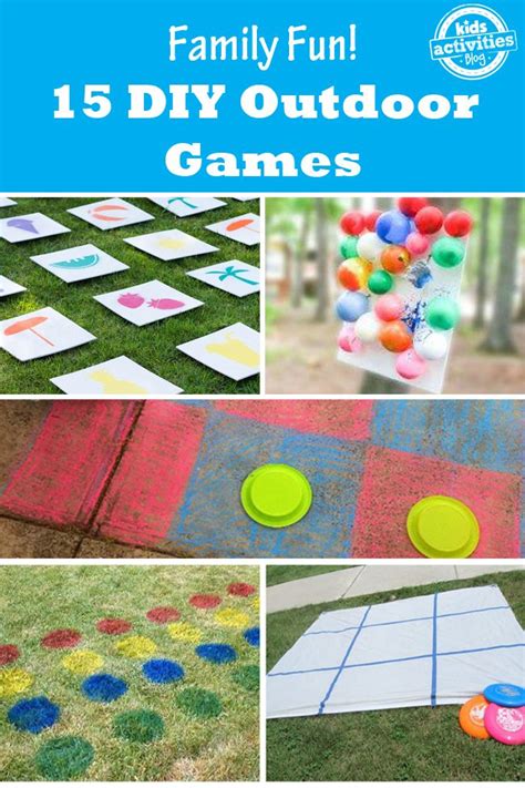 15 Outdoor Games that are Fun for the Whole Family! | Outdoor kids, Fun activities, Activities ...