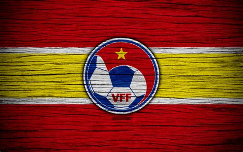 Download wallpapers Vietnam national football team, 4k, logo, AFC ...