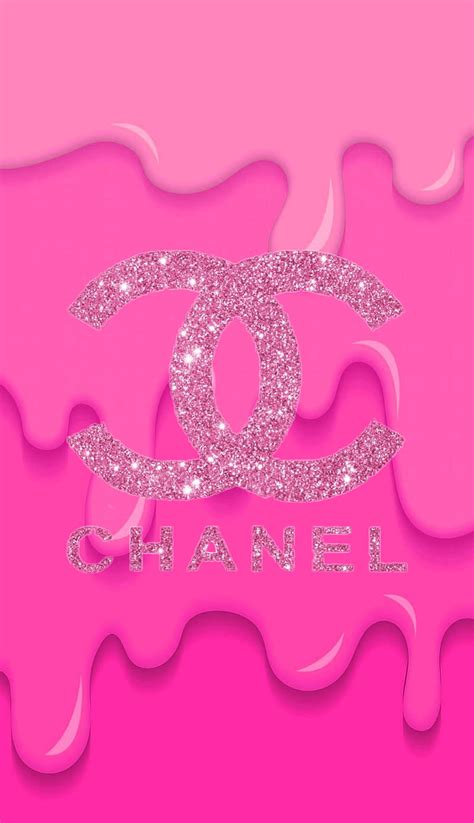 Pink drip Chanel, beauty, glitter, HD phone wallpaper | Peakpx