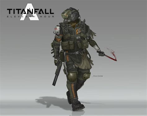 Poji Chow - Raiders Pilot - Titanfall Fan Art