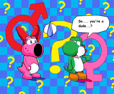 Randomness 09: Yoshi and Birdo by Ozzi1337 on DeviantArt