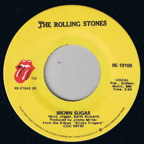 The Rolling Stones – Brown Sugar (1978, Specialty Pressing, Vinyl) - Discogs