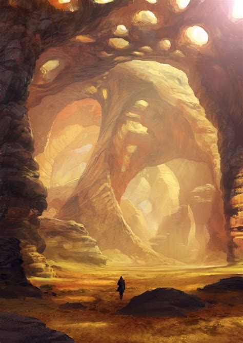 Another planet, maxim revin | Environment concept art, Fantasy art landscapes, Fantasy landscape