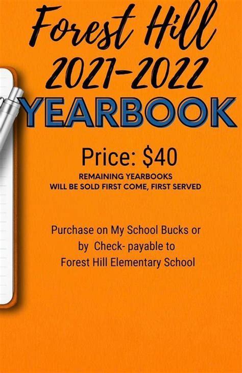 FHES Yearbooks for Sale | Forest Hill Elementary School