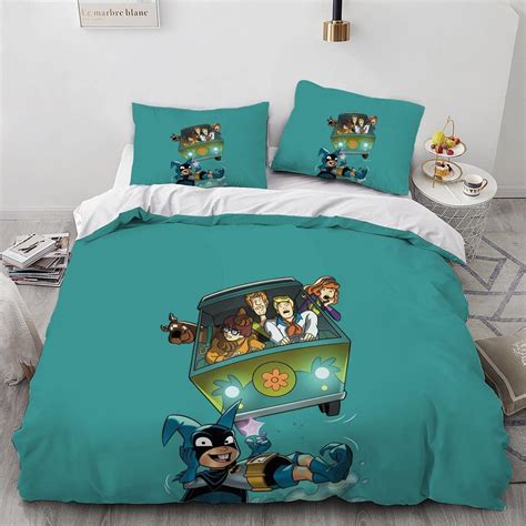 Amazon.com: MARRKT cooby Cartoon Doo Duvet Cover Set, 100% Microfiber ...