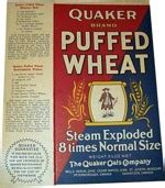 Puffed Wheat (Quaker) Cereal Picture Collection