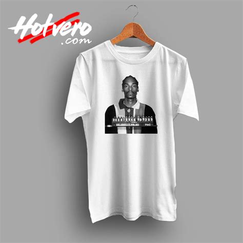 American Rapper Snoop Dogg Mugshot T Shirt – Cheap Urban Clothing ...