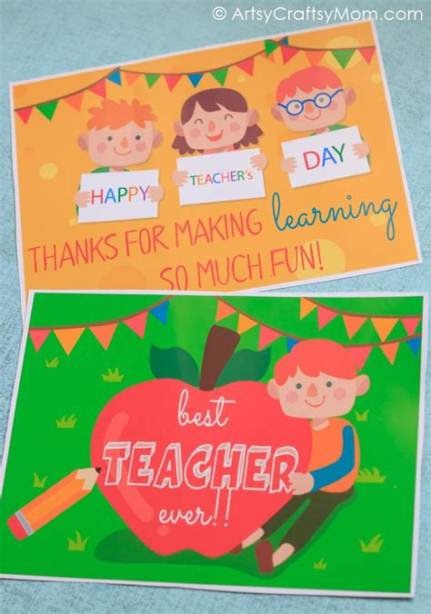 Free Printable Teacher Appreciation Cards