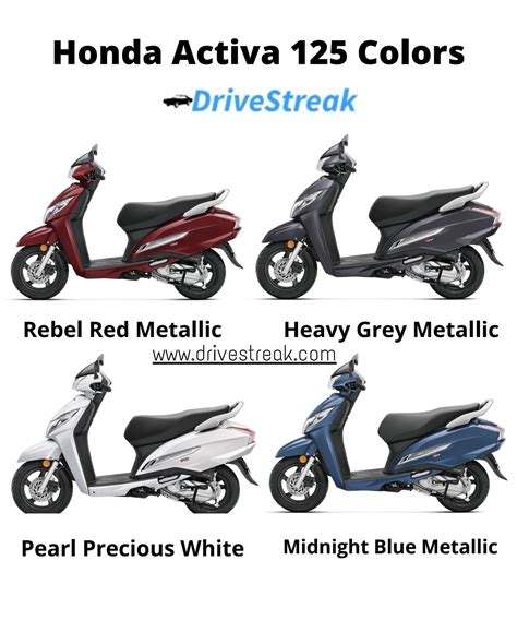 Honda Activa 125 Colors by DriveStreak - Issuu