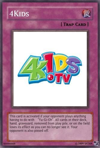 4Kids Yu-Gi-Oh Card by Pokemon-TF-Fan on DeviantArt