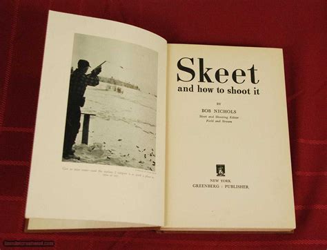 SKEET AND HOW TO SHOOT IT