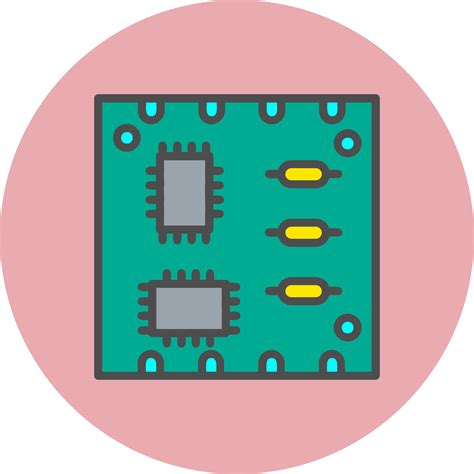 Pcb Board Vector Icon 16418058 Vector Art at Vecteezy