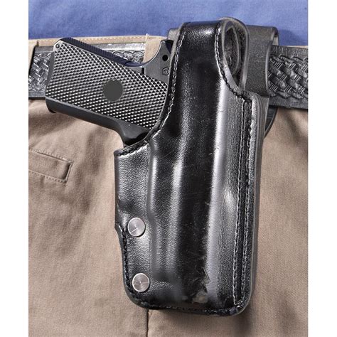 Used DeSantis U.S. Police Holster, Black - 219872, Holsters at Sportsman's Guide