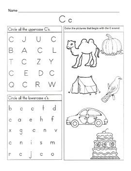 Phonics C Worksheet