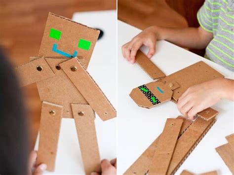 Cardboard robots | Craft activities for kids, Cardboard crafts, Crafts