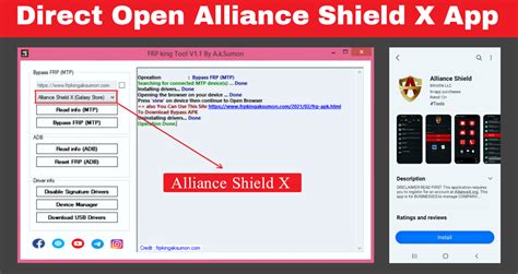 FRP King Tool V1.1 By A.k.Sumon - Direct Open Alliance Shield X App New ...
