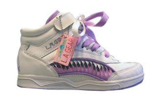 LA Gear. All of the LA products were hot in the 80s...unfortunately I wore them in the 90's when ...