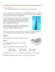 Understanding Volume and Surface Area: Examples and Practice | Course Hero