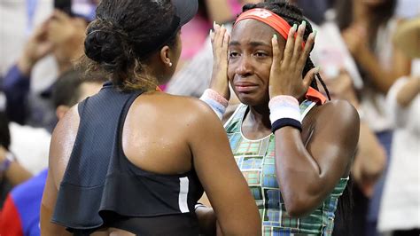 Coco Gauff, 15, shares emotional US Open interview with Naomi Osaka ...