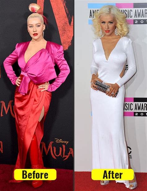 Christina Aguilera Weight Before And After 2022